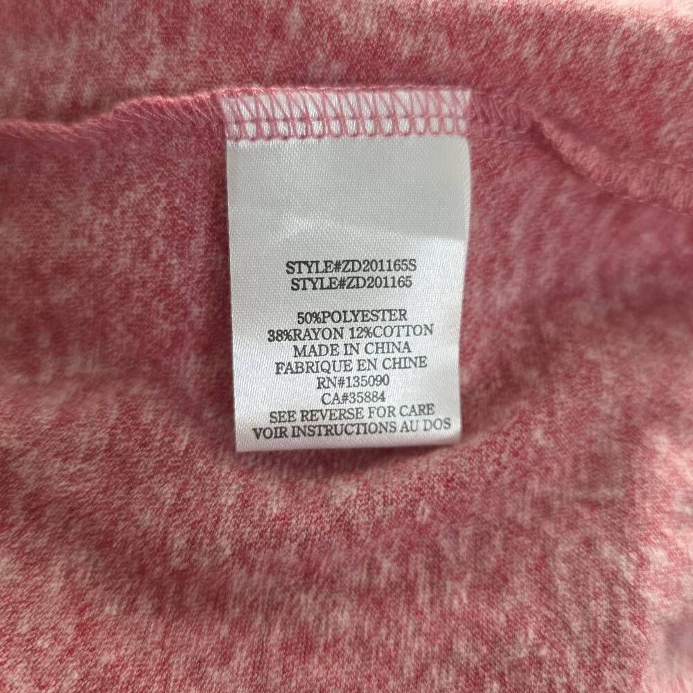 Z Supply Women's Size Large Heathered Pink Side Ruched Tank Dress - Picture 7 of 7